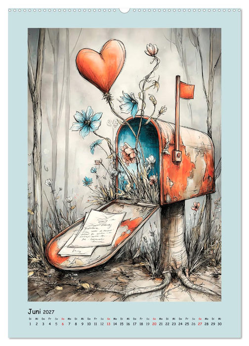 Kleine Wunder. Fantasie zwischen Zeit, Herz und Poesie (CALVENDO Wandkalender 2027)