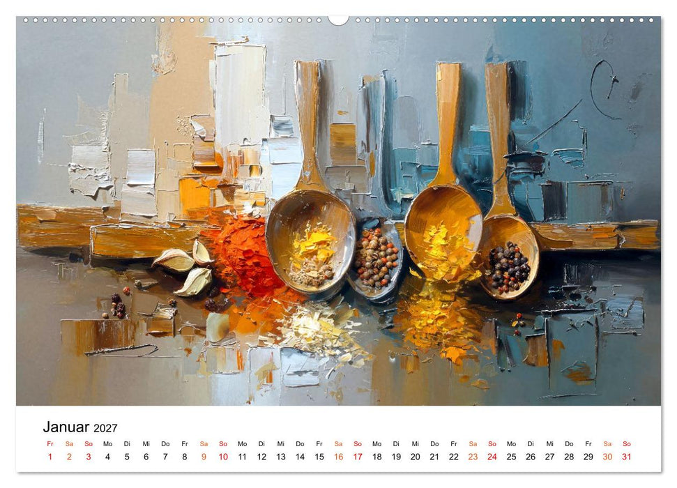 Küchen Poesie (CALVENDO Wandkalender 2027)