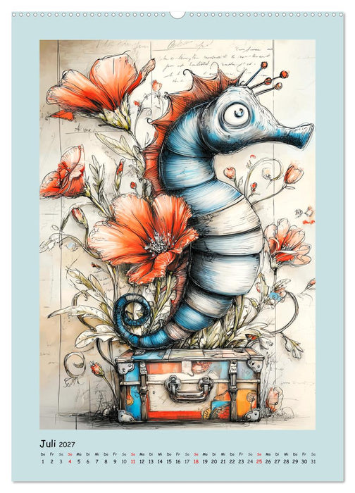 Kleine Wunder. Fantasie zwischen Zeit, Herz und Poesie (CALVENDO Premium Wandkalender 2027)