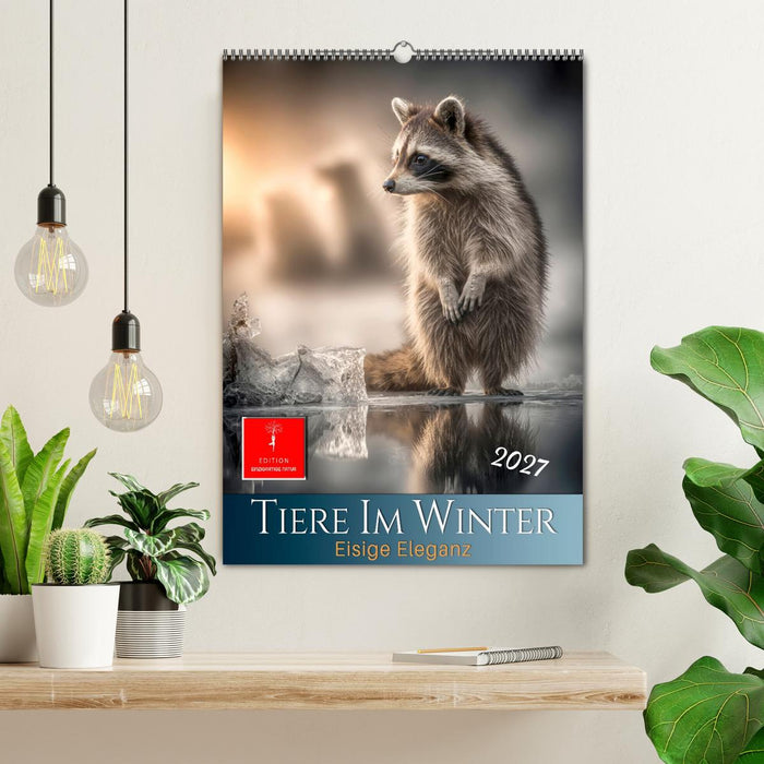 Tiere im Winter - eisige Eleganz (CALVENDO Wandkalender 2027)