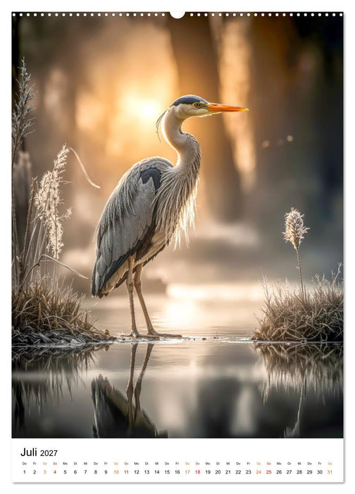 Tiere im Winter - eisige Eleganz (CALVENDO Premium Wandkalender 2027)