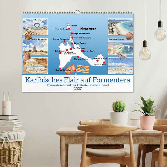 Karibisches Flair auf Formentera (CALVENDO Wandkalender 2027)