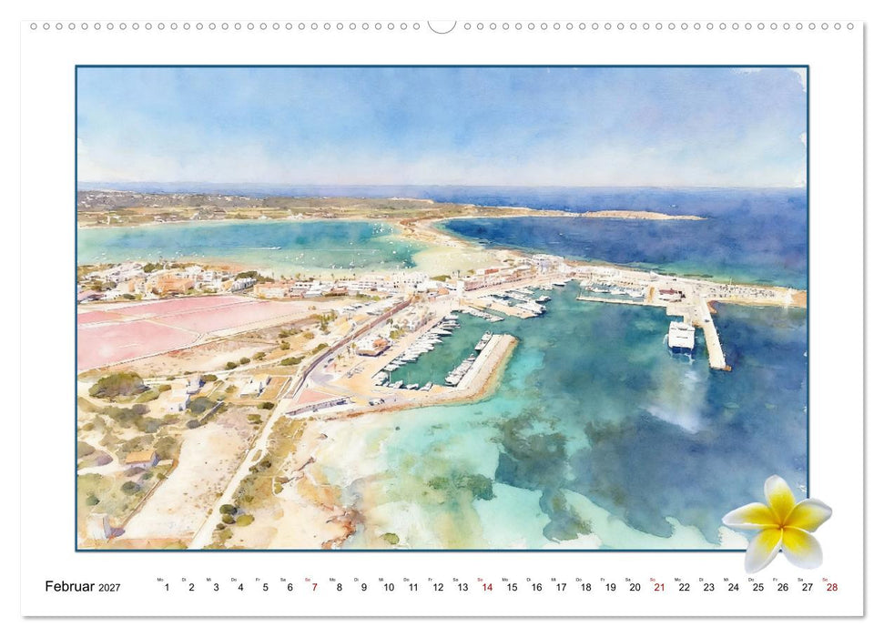 Karibisches Flair auf Formentera (CALVENDO Wandkalender 2027)