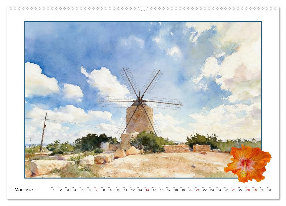 Karibisches Flair auf Formentera (CALVENDO Wandkalender 2027)