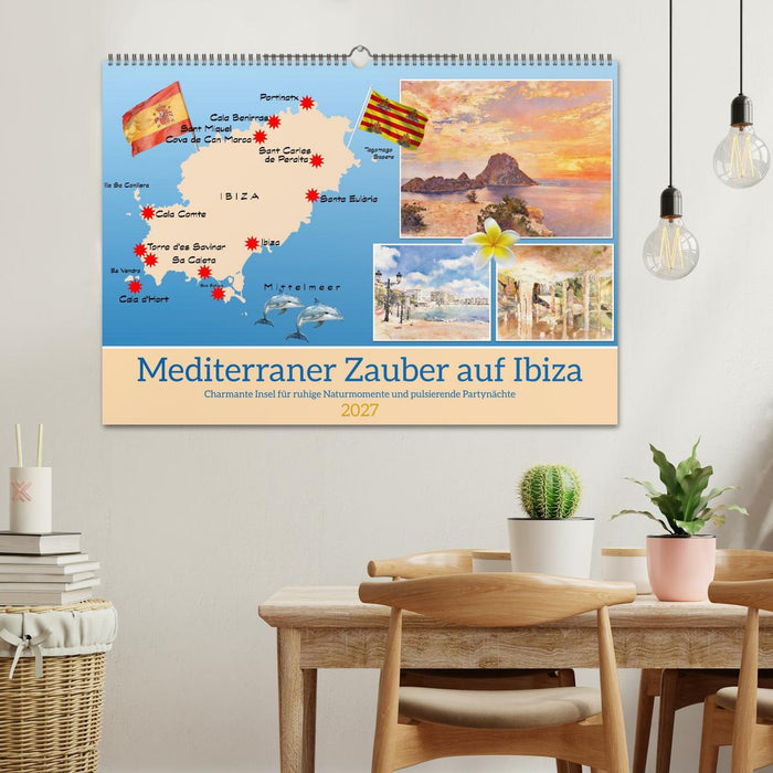 Mediterraner Zauber auf Ibiza (CALVENDO Wandkalender 2027)