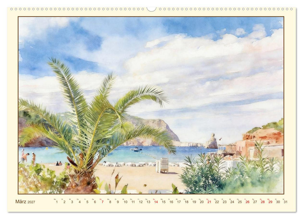 Mediterraner Zauber auf Ibiza (CALVENDO Wandkalender 2027)