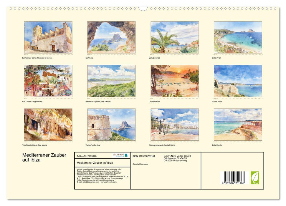 Mediterraner Zauber auf Ibiza (CALVENDO Premium Wandkalender 2027)