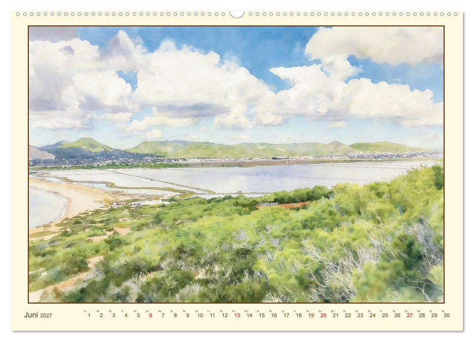 Mediterraner Zauber auf Ibiza (CALVENDO Premium Wandkalender 2027)