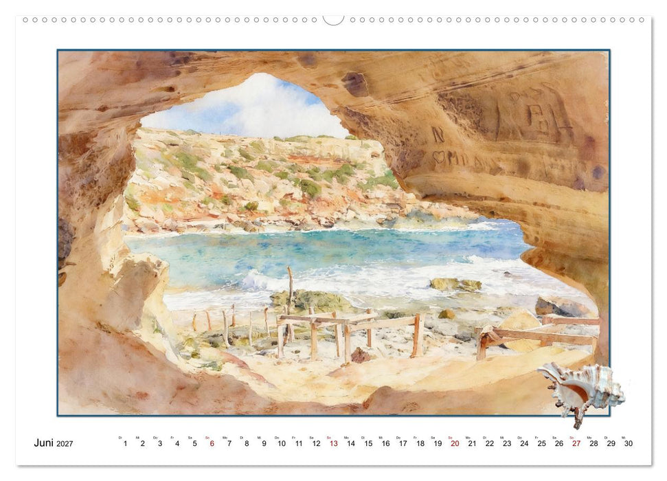 Karibisches Flair auf Formentera (CALVENDO Premium Wandkalender 2027)