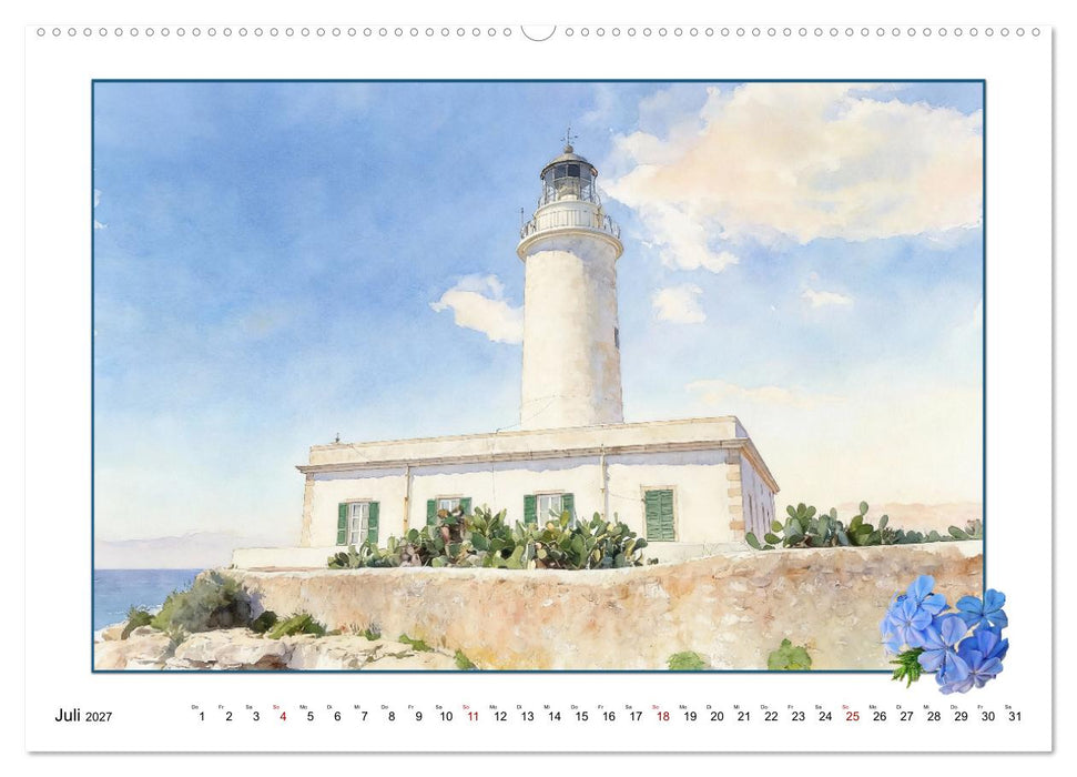 Karibisches Flair auf Formentera (CALVENDO Premium Wandkalender 2027)