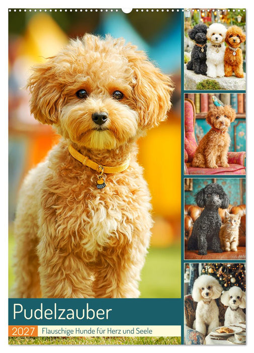 Pudelzauber. Flauschige Hunde für Herz und Seele (CALVENDO Wandkalender 2027)