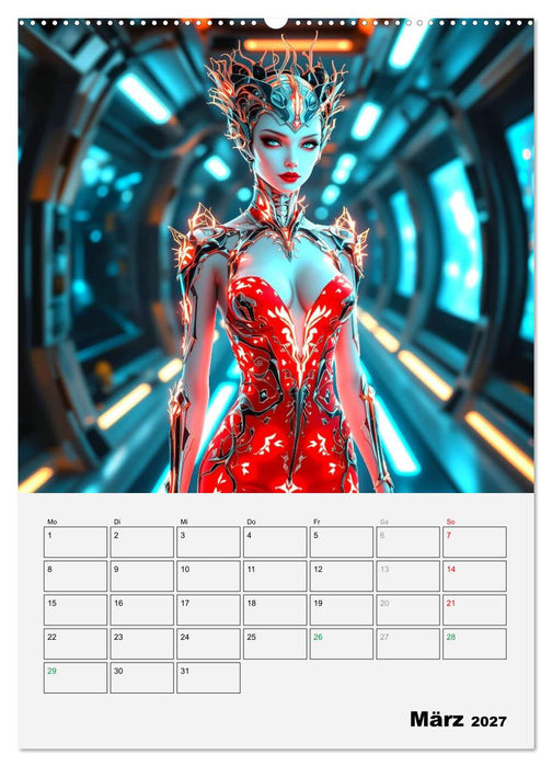 Herrscherinnen der Galaxien (CALVENDO Premium Wandkalender 2027)