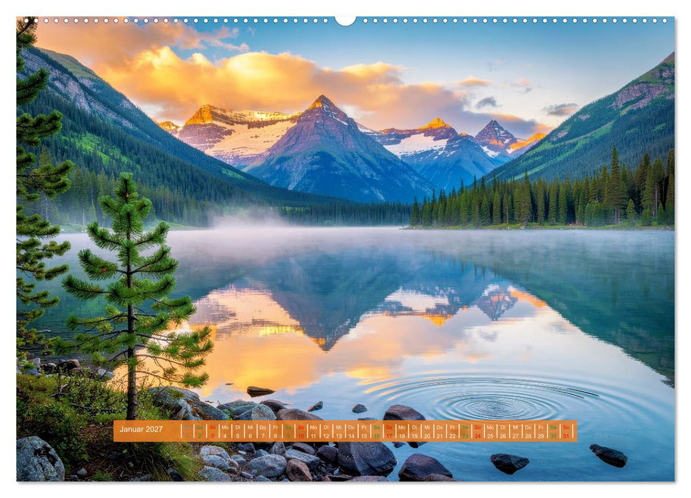 Malerische Seenlandschaft (CALVENDO Premium Wandkalender 2027)