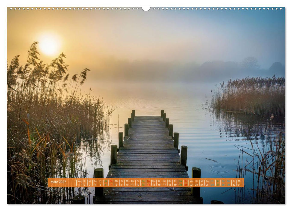 Malerische Seenlandschaft (CALVENDO Premium Wandkalender 2027)