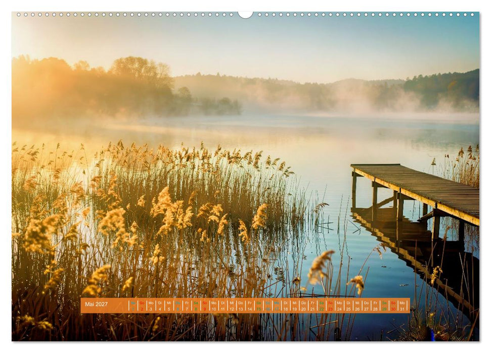 Malerische Seenlandschaft (CALVENDO Premium Wandkalender 2027)