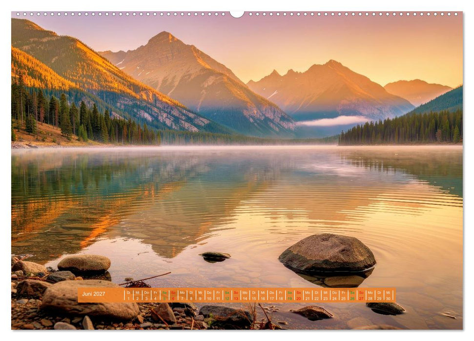 Malerische Seenlandschaft (CALVENDO Premium Wandkalender 2027)