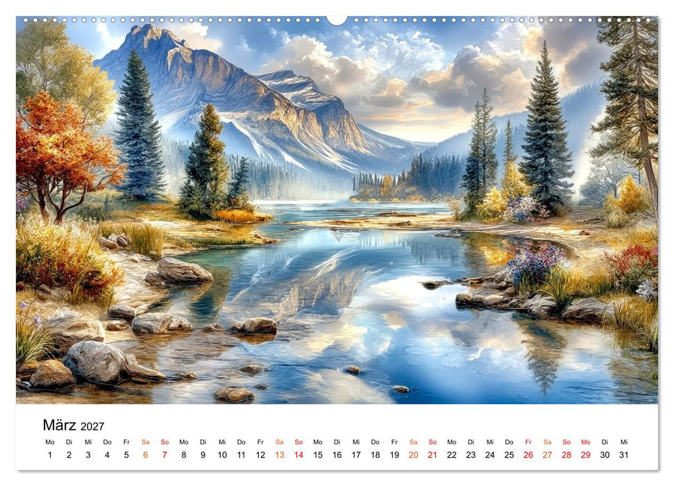 Kanada - Weite, Wasser, Wunder (CALVENDO Wandkalender 2027)