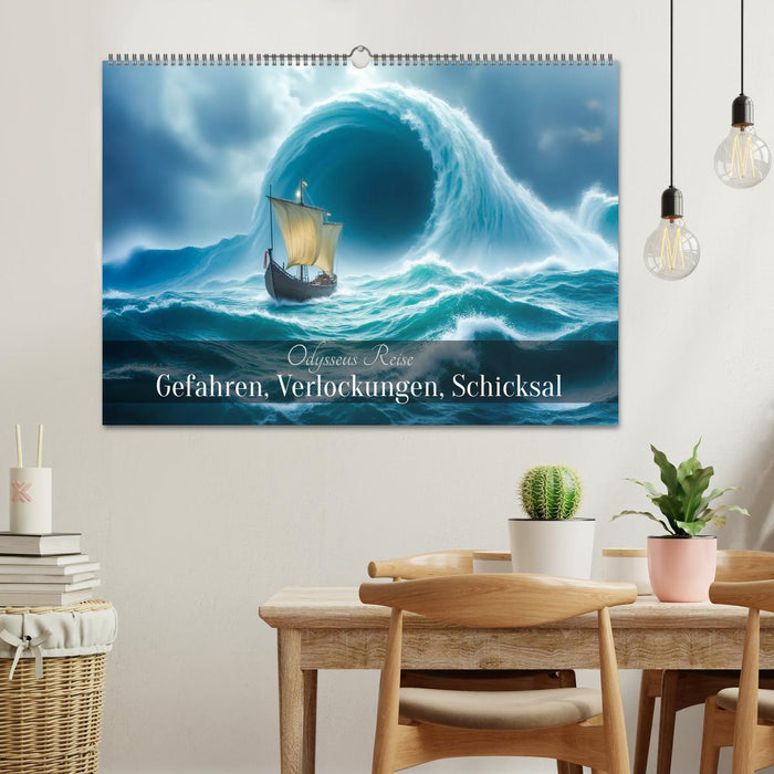 Odysseus Reise – Gefahren, Verlockungen, Schicksal (CALVENDO Wandkalender 2027)