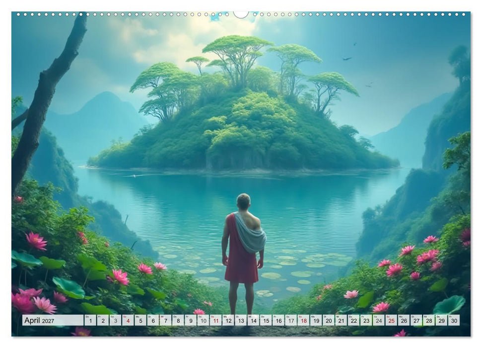 Odysseus Reise – Gefahren, Verlockungen, Schicksal (CALVENDO Wandkalender 2027)