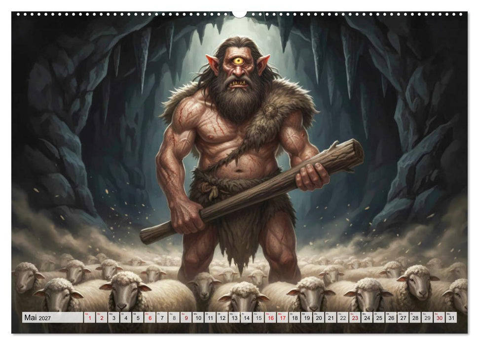 Odysseus Reise – Gefahren, Verlockungen, Schicksal (CALVENDO Wandkalender 2027)