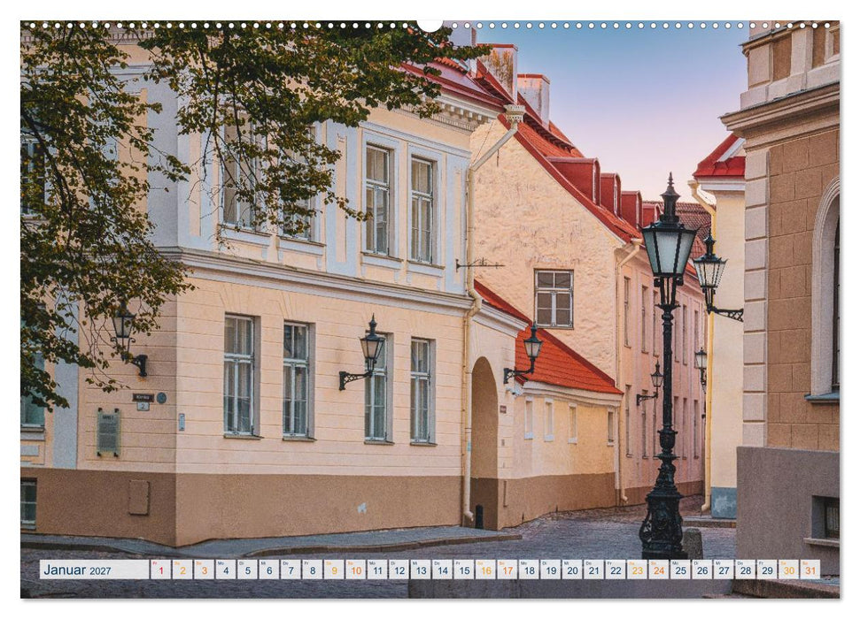Nordischer Glanz – Tallinn - Riga - Vilnius (CALVENDO Premium Wandkalender 2027)