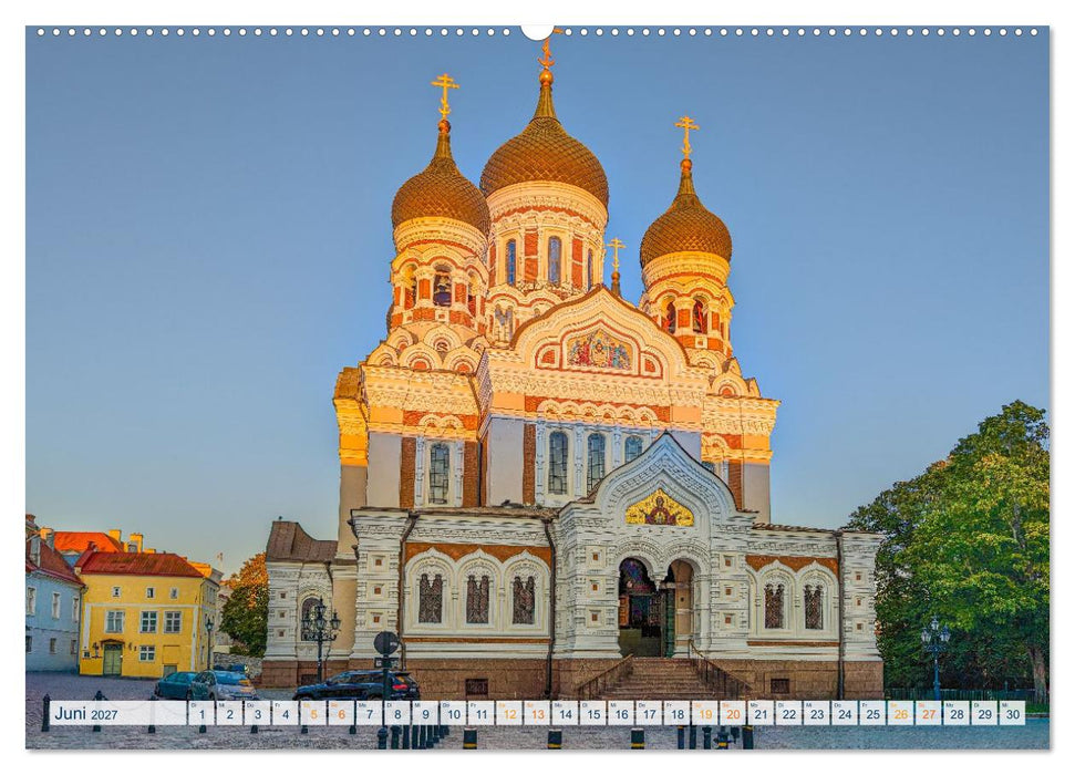 Nordischer Glanz – Tallinn - Riga - Vilnius (CALVENDO Premium Wandkalender 2027)