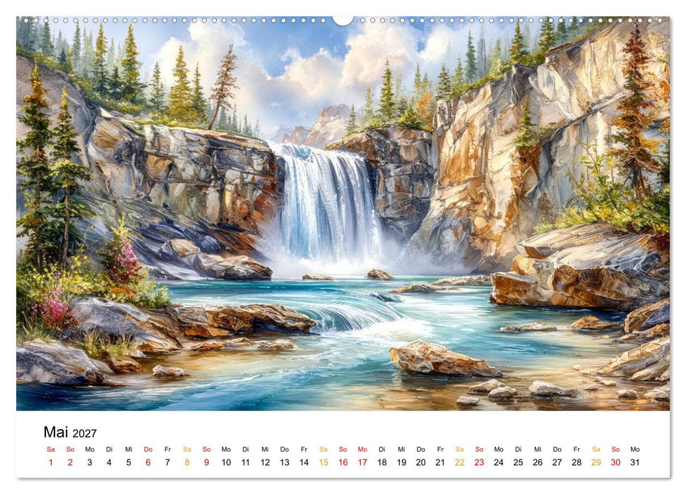 Kanada - Weite, Wasser, Wunder (CALVENDO Premium Wandkalender 2027)
