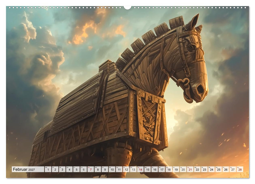 Odysseus Reise – Gefahren, Verlockungen, Schicksal (CALVENDO Premium Wandkalender 2027)