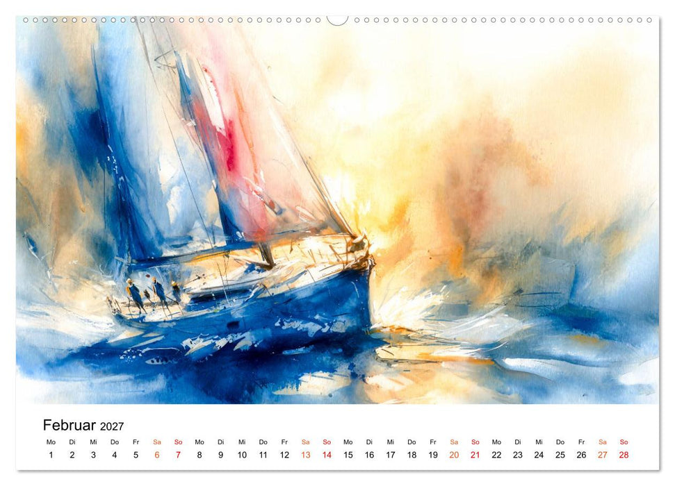 Segeln - Wind Eleganz (CALVENDO Wandkalender 2027)