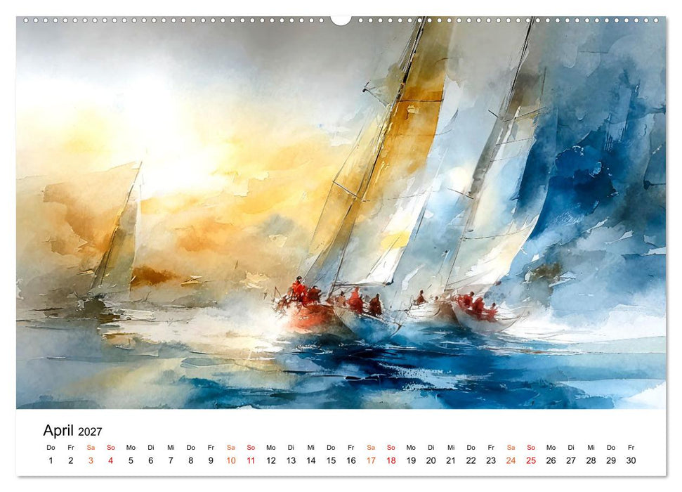 Segeln - Wind Eleganz (CALVENDO Wandkalender 2027)