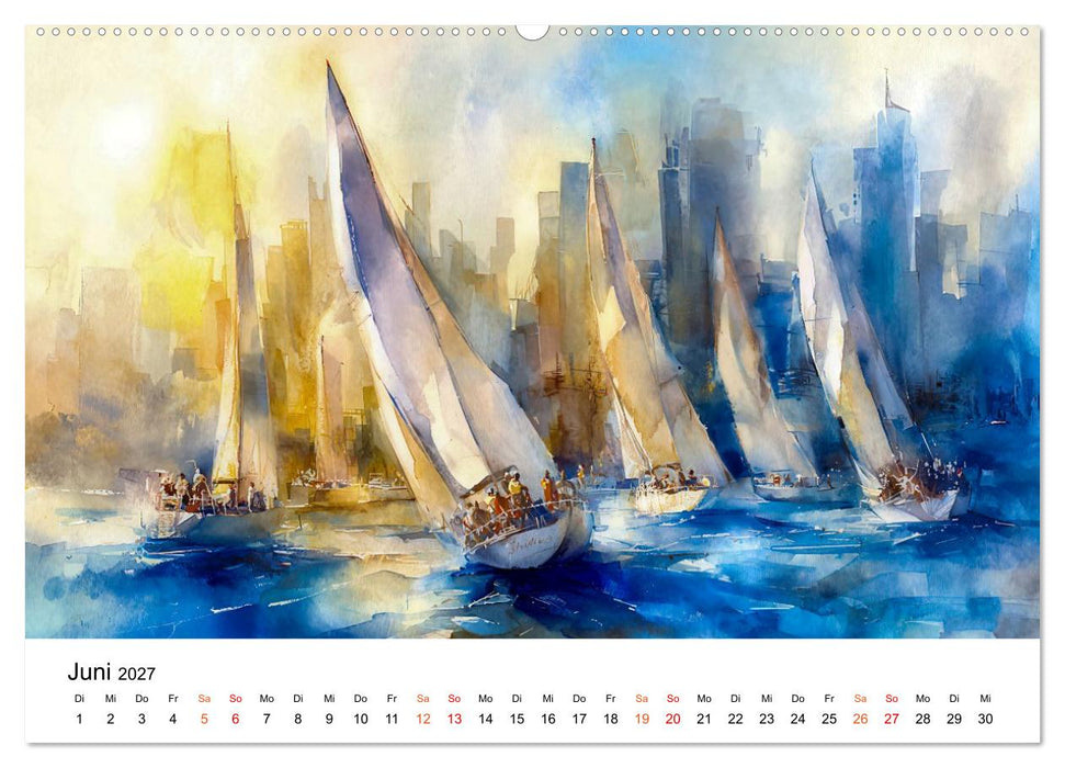 Segeln - Wind Eleganz (CALVENDO Wandkalender 2027)