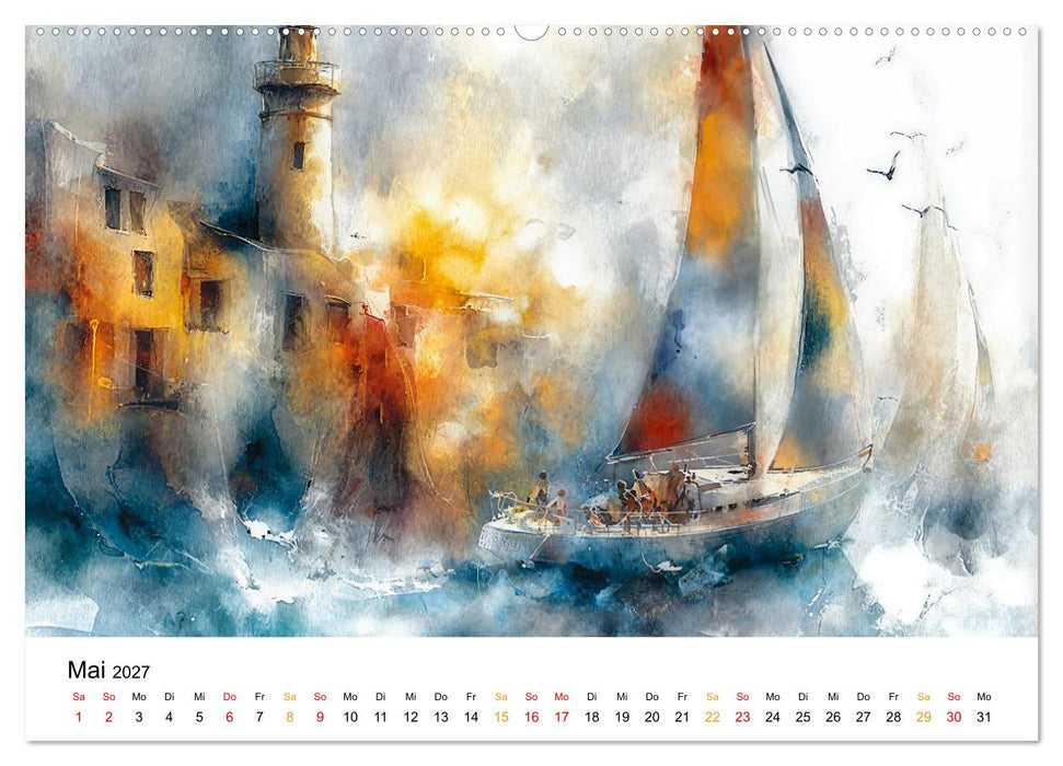 Segeln - Wind Eleganz (CALVENDO Premium Wandkalender 2027)