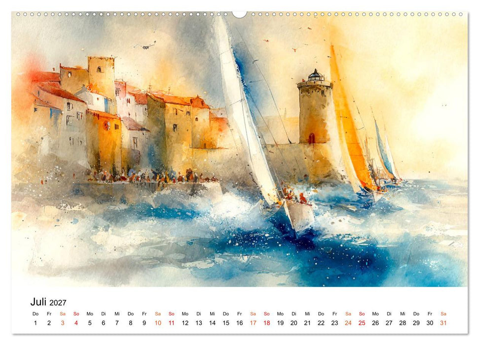 Segeln - Wind Eleganz (CALVENDO Premium Wandkalender 2027)