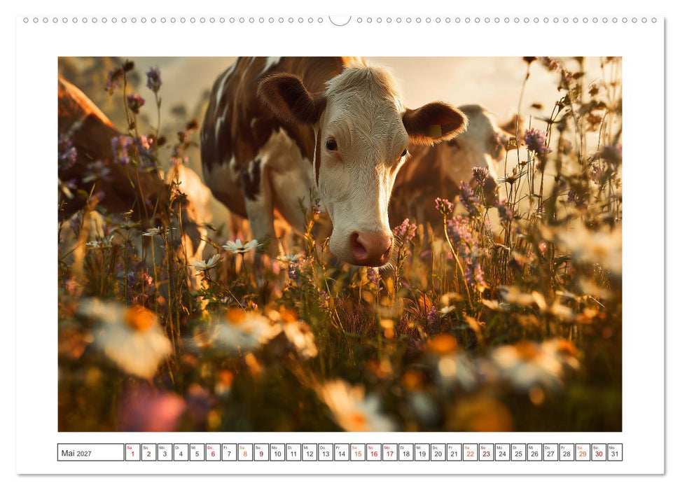 Die edle Kuh (CALVENDO Wandkalender 2027)