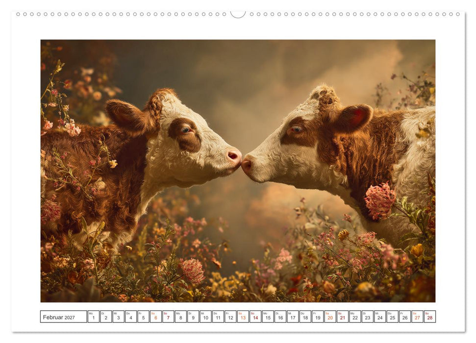 Die edle Kuh (CALVENDO Premium Wandkalender 2027)