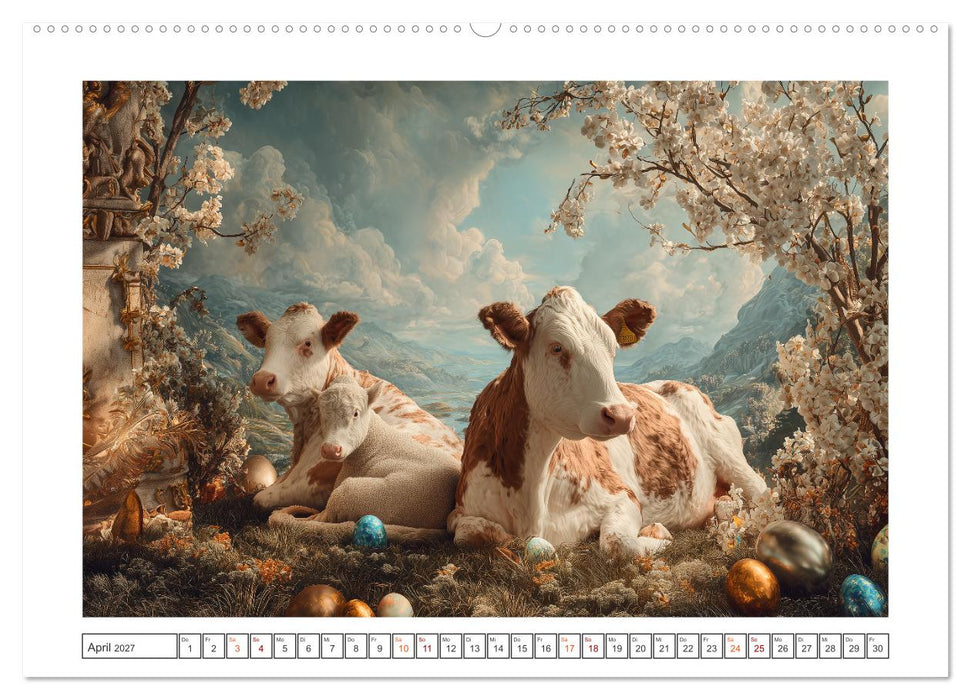 Die edle Kuh (CALVENDO Premium Wandkalender 2027)