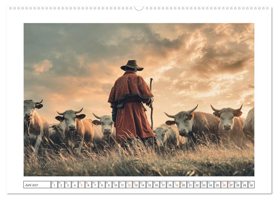 Die edle Kuh (CALVENDO Premium Wandkalender 2027)
