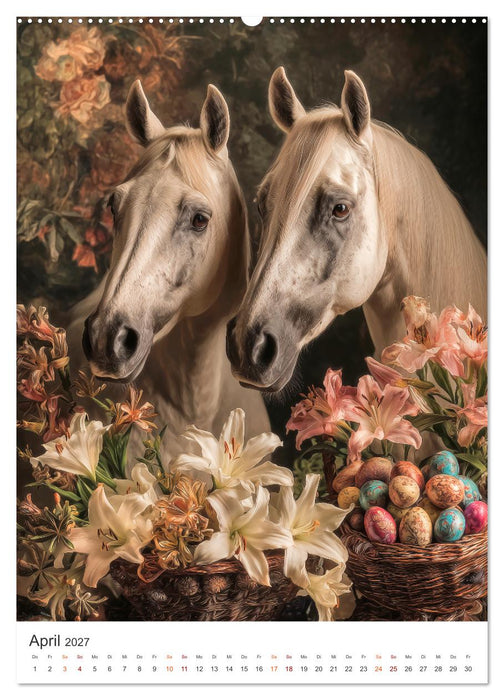 Edle Pferde (CALVENDO Premium Wandkalender 2027)