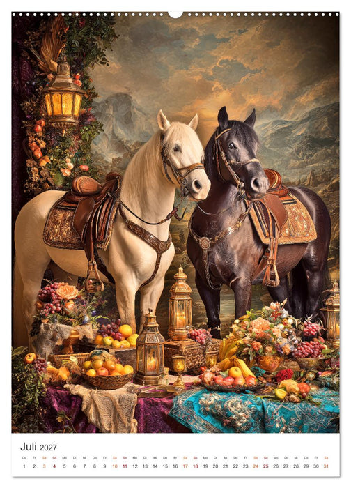 Edle Pferde (CALVENDO Premium Wandkalender 2027)
