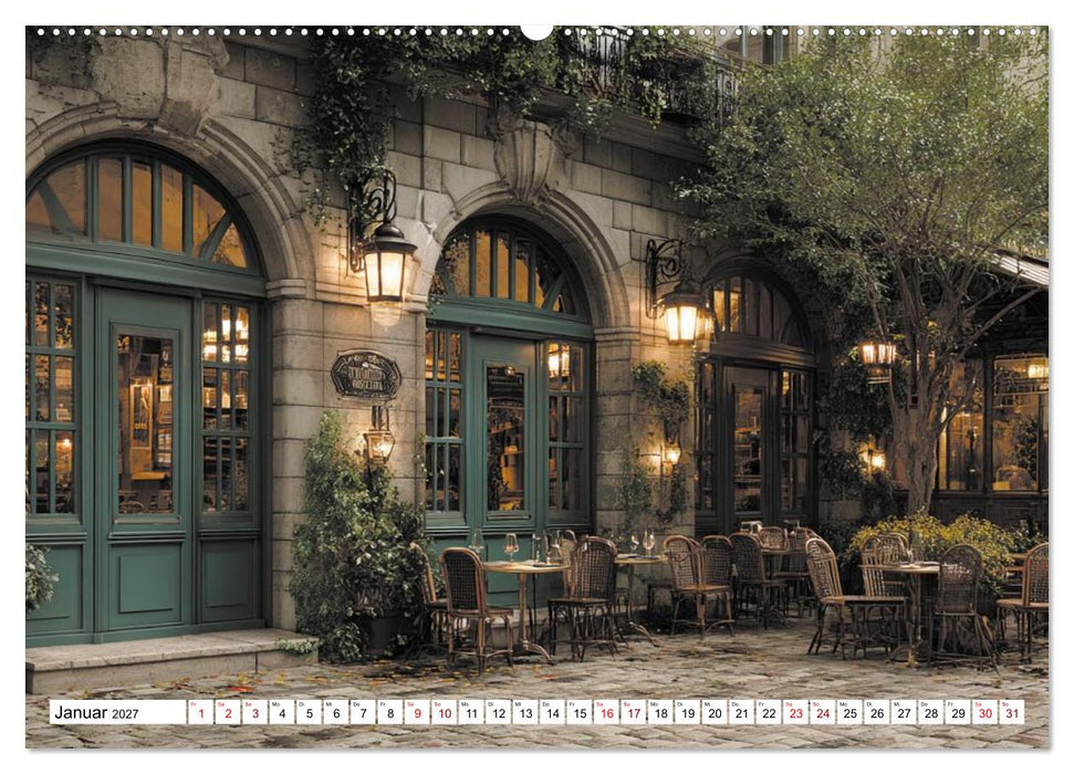 Bonjour, Kaffee! Bonjour, Paris! (CALVENDO Premium Wandkalender 2027)