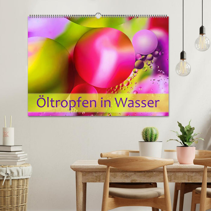 Öltropfen in Wasser (CALVENDO Wandkalender 2027)