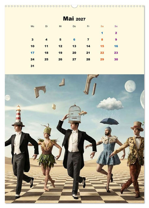 TraumTänzer - Schritte durch Zeit, Licht und Illusion (CALVENDO Wandkalender 2027)