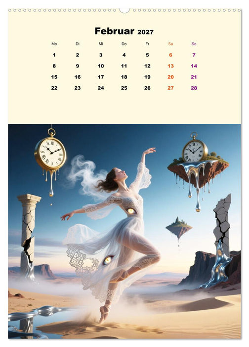 TraumTänzer - Schritte durch Zeit, Licht und Illusion (CALVENDO Premium Wandkalender 2027)