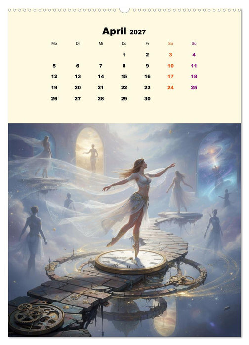 TraumTänzer - Schritte durch Zeit, Licht und Illusion (CALVENDO Premium Wandkalender 2027)