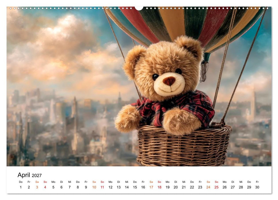 Teddybär - klein aber oho (CALVENDO Premium Wandkalender 2027)