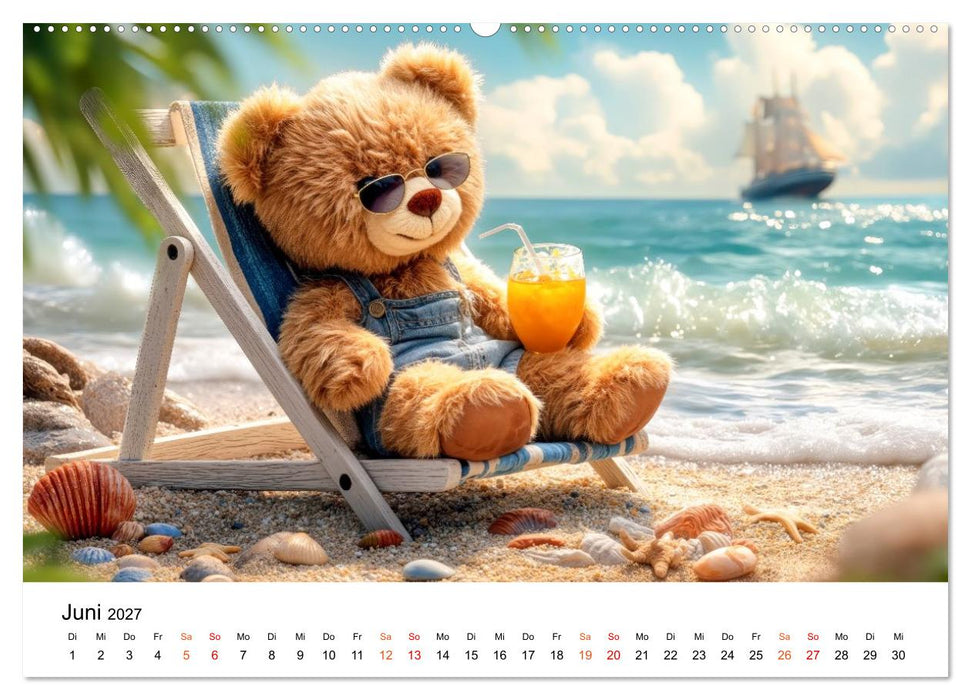 Teddybär - klein aber oho (CALVENDO Premium Wandkalender 2027)