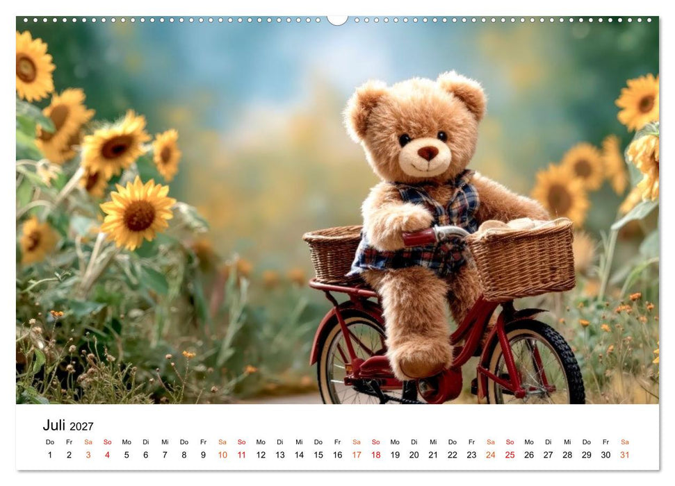 Teddybär - klein aber oho (CALVENDO Premium Wandkalender 2027)