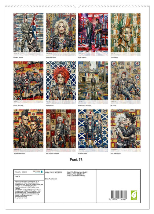 Punk 76 (CALVENDO Premium Wandkalender 2027)