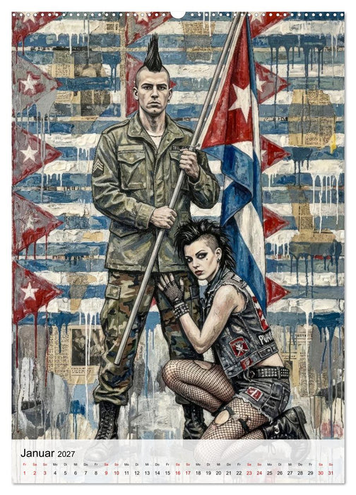 Punk 76 (CALVENDO Premium Wandkalender 2027)