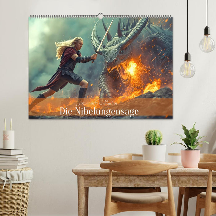 Germanische Mythen – Die Nibelungensage (CALVENDO Wandkalender 2027)